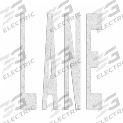 RAE Preformed Thermoplastic Pavement Markings: Lane, White, 8 ft Lg - Pavement Pre-Determined Messages