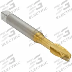 CHICAGO-LATROBE Spiral Point Tap: 1/4"-20 UNC, H3 / 2B, 3 Flute, Plug Chamfer (MPN 280306)