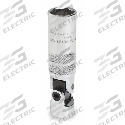 PROTO Flex Spark Plug Socket: 3/8 in Drive Size, 5/8 in Socket Size, 6-Point - SAE Flex Spark Plug Sockets