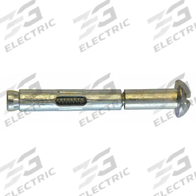 MKT FASTENING Sleeve Anchor: 2 1/2 in Overall Lg, 3/8 in Dia, 5/16"-18 Thread Size, Steel - Round-Head Sleeve Anchors