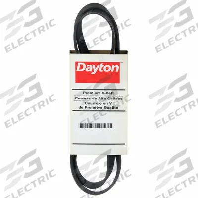 Dayton Banded V-Belt: J, 490J6, 6 Ribs, 49 in Outside Lg, 9/16 in Top Wd - J Section Micro-Ribbed V-Belts