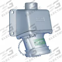 APPLETON ELECTRIC Pin and Sleeve Receptacle: Gray, 250V DC/600V AC, Single Phase, 30 A, 4 Pole (MPN ADRE3044-75). Key specifications — Brand: APPLETON ELECTRIC.