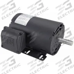 WEG General Purpose Motor: Rigid Base Mount, Open Drip Proof, 3 hp, 230/460V AC, 3,480 RPM (MPN 00336OT3E145T-S). Key specifications — Brand: WEG; Nameplate Voltage @ 60 Hz: 230/460V AC; Full Load Current @ 60 Hz: 7.18/3.59 A; Nameplate RPM @ 60 Hz: 3,480 RPM; Motor Enclosure: ODP.