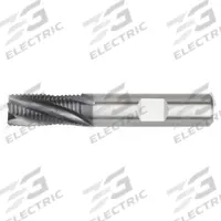 WIDIA HANITA Roughing End Mill: Carbide, AlTiN Coated, 3 Flute, Fine Pitch, 1/4" Mill Dia, 3/4" LOC (MPN 4S0R07002NT)