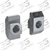 Hammer Nut: M5 Size, For 8 mm Slot Wd, 15 Series/40 Series, Single Center, Zinc-Plated, Steel, 4 PK (MPN 096H08515). Key specifications — Fastener Type: Hammer Nut; Material: Steel; Finish: Zinc-Plated; T-Slot Fastener Type: Hammer Nut; Threaded Hole Location: Single Center; Compatible Series: Fath, 15 Series, Fath, 40 Series; System of Measurement: Metric; Brand: FATH INC..