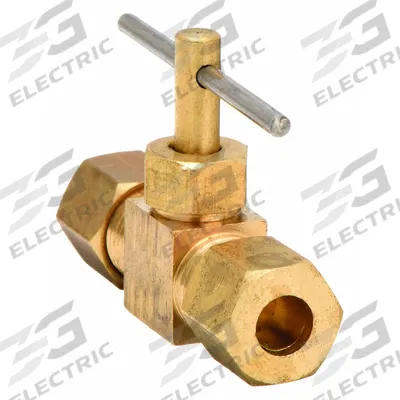 APPROVED VENDOR Needle Valve: Inline Valve Body, Brass, 1/4 in Pipe Size - Brass Straight-Body Needle Valves