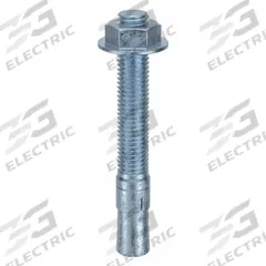 MKT FASTENING Wedge Anchor: 5 in Overall Lg, 5/8 in Dia, 5/8"-11 Thread Size, Steel, Steel, 25 PK (MPN 2558500). Key specifications — Brand: MKT FASTENING; Anchor Type: Wedge; Finish Type: Zinc Yellow.