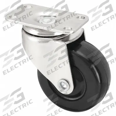 Grainger Plate Caster: Swivel - Furniture & Office Equipment Light-Duty Plate Casters