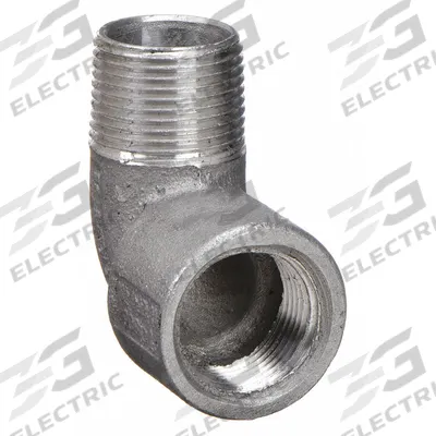 APPLETON ELECTRIC Elbow, 90 Degrees: Aluminum, Plain, ELMF, 1 in Trade Size, Female to Male - 90° Elbows