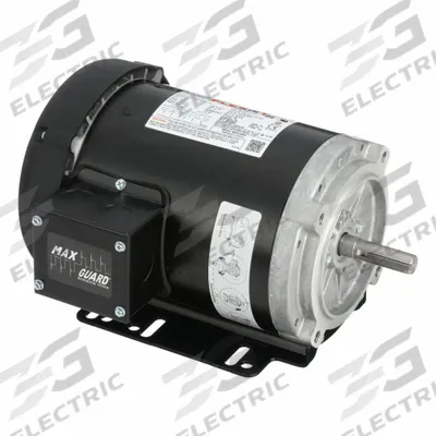LEESON General Purpose Motors: C-Face/Universal Mount, Totally Enclosed Fan Cooled - Leeson Flex-In-1 3-Phase General Purpose AC Motors
