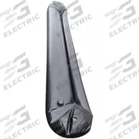 QUICK DAM Flood Barrier: Fresh Water/Saltwater, 10 in Overall Ht, 60 in Overall Lg (MPN QDWC105). Key specifications — Color: Black; Bag Material: Polyurethane; Brand: QUICK DAM; Fill Material: Polyurethane; For Water Salinity: Saltwater.