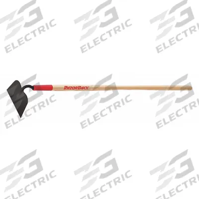 RAZOR-BACK Garden Hoe: Steel Blade, 4 1/4 in Blade Wd, 6 1/4 in Blade Lg - Garden Hoes
