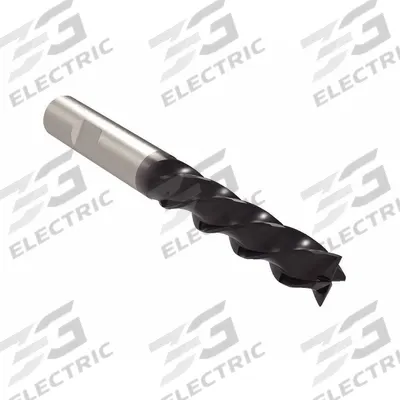 WIDIA HANITA Square End Mill: Carbide, AlTiN Coated, 4 Flute, 5/8" Mill Dia, 2-1/4" LOC - Fast-Cutting Carbide Square End Mills for Steel & Cast Iron