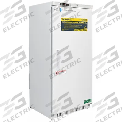 AMERICAN BIOTECH SUPPLY Lab Refrigerator: 17 cu ft, Upright, 1°C to 10°C, 28 5/8 in Overall Dp - Flammable Storage Refrigerators