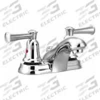 CFG Low Arc Bathroom Faucet: Capstone, Brass, Chrome Finish, 1.2 gpm Flow Rate, Centerset, Arc (MPN CA41213). Key specifications — Includes: Mounting Hardware; Brand: CFG; Series: Capstone.