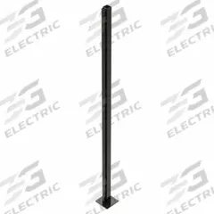 HUSKY RACK & WIRE Post 3-Way: 8 ft H, Black, Powder-Coated (MPN V5508W). Key specifications — attr1283297: Powder-Coated; attr1283316: Steel; attr1283313: Yes; attr1283333: HUSKY RACK & WIRE.