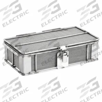 MARLIN STEEL WIRE PRODUCTS Parts Washer Basket: Rectangular, Stainless Steel, Silver - Rectangular Parts Washer Baskets