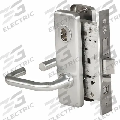 BEST Door Lockset: Office Lever Locksets, Chrome, ADA Compliant