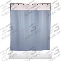 CORTECH Shower Curtain System: Plastic, Hook-and-Loop Mounting, 1 (MPN CCUR8093). Key specifications — Material: Plastic; Mounting Style: Hook-and-Loop.