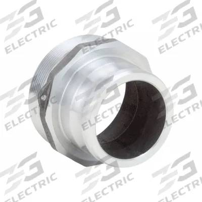 DIXON VALVE & COUPLING Cam and Groove Adapter: 3 in Coupling Size, 4 in Hose Fitting Size, 4 in -8 Thread Size - Type F Aluminum Cam & Groove Fittings