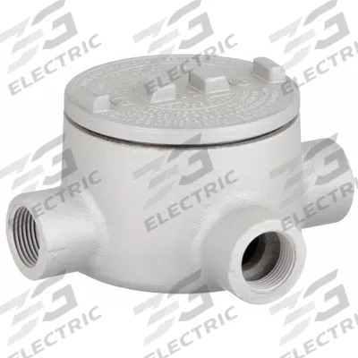 APPLETON ELECTRIC Conduit Outlet Body: Aluminum, GR, 2 in Trade Size, X Body - X, XAT and XTF Round Body - Cross Type
