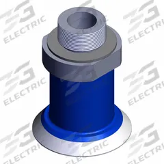 SMC Vertical Vacuum Inlet: Flat, M5 x 0.8 Vacuum Port, 20 mm Pad Dia, Food Grade Silicone Rubber, 40 (MPN ZP3P-T20PTSF-AG1). Key specifications — attr1019136: ZP3P-T20PTSF-AG1; attr1019138: SMC; attr1019139: 40.