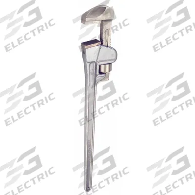 AMPCO Pipe Wrench: 7 9/16 in Jaw Capacity, Serrated, 48 in Overall Lg, I-Beam - Nonsparking Straight Pipe Wrenches