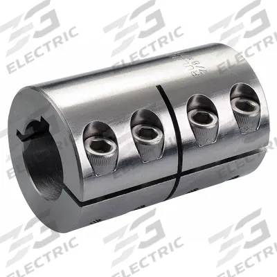 RULAND MANUFACTURING Rigid Shaft Coupling: 5/8 in Bore Dia 1, 5/8 in Bore Dia 2, Round Keyed - One-Piece Rigid Shaft Couplings
