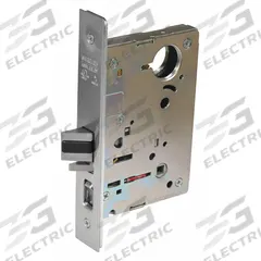 CORBIN Door Lockset: Office Lever Locksets, Chrome, ADA Compliant (MPN BP-8255 26D). Key specifications — attr1024149: Not Ligature-Resistant; attr1011488: CORBIN; attr1011524: No Message; attr1011506: 8200 Rose; attr1011485: Yes; attr1059461: Satin Chromium-Plated : Steel.