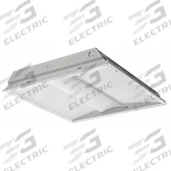 LITHONIA LIGHTING Recessed Troffer: 2 ft Lg, 2 ft Wd, 4,000 lm, 3500K, 37.4 W, 120 to 277V AC (MPN 2ALL2 40L EZ1 LP835 N100). Key specifications — attr1261884: 120 to 277V AC; attr1261878: LITHONIA LIGHTING; attr1261883: U-Bend T8; attr1261870: 3500K; attr1261880: Yes.