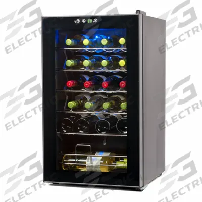 BLACK & DECKER Refrigerator: Black, 2.4 cu ft Total Capacity, 6 Shelves - Beverage Coolers