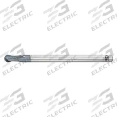 OSG Ball End Mill: Carbide, WXL Coated, 2 Flute, 1/2" Mill Dia, 1/2" LOC, 4" OAL (MPN 36100911)