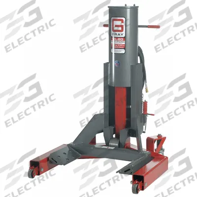 GRAY Vehicle Lift System: 10 ton Load Capacity, 24 in Max Lift Ht, 0 in Min Lift Ht - Mobile Column Lifts