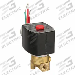REDHAT Solenoid Valve: 2-Way, Normally Closed, 1/8 in Pipe Size, 110V AC/120V AC, High Flow (MPN EF8262H014). Key specifications — Pipe Size: 1/8 in; Voltage: 110V AC; Brand: REDHAT; Coil Enclosure: Watertight.