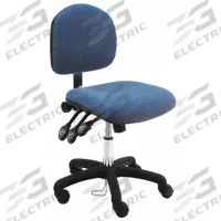 Ergonomic Chair: Fabric, Armless, Ht Range 17 in to 22 in, 19 in Seat Wd, 17 in Seat Dp, 5 Casters (MPN LNS-DF-TLC-WW-BLUE). Key specifications — Foot Support: No; Back Tilt Backward: 80°; Back Tilt Forward: 105°; Base Material: Nylon; Brand: BENCHPRO; Product Type: Ergonomic Chair; ESD-Safe: Not ESD Safe; Seat Tilt Backward: 10°.