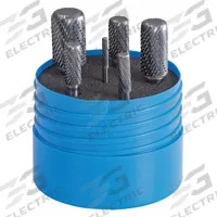 SGS PRO Carbide Bur Set: 1/8" & 1/4" Shank, Double Cut, 1/8" to 5/8" Head Dia, 6 pc (MPN 18240). Key specifications — Trade Number: SA-2CR; Brand: SGS PRO.