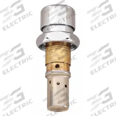 CHICAGO FAUCETS Cartridge: Use with Hot/Cold Water, Brass, Chrome, Compression, (1) Cartridge (MPN 628-XJKABNF). Key specifications — For Water Temperature: Hot/Cold; Compatible Brand: Chicago Faucets; Product Type: Cartridge; Includes: (1) Cartridge; Material: Brass.