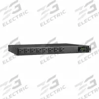 EATON TRIPP LITE PDU: Single-Phase, 127V AC, 16 Outlets, NEMA 5-15/20R, Metered, 1 RU, Front Facing (MPN PDUMH20ATS). Key specifications — Plug Type: NEMA L5-20P; Brand: EATON TRIPP LITE; Phase: Single-Phase; Maximum Input Voltage: 127V AC; Receptacle Type: NEMA 5-15/20R; Mounting Location: Wall; Facing: Front.