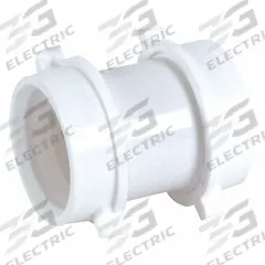 APPROVED VENDOR Coupling: Plastic, White, 1 1/2 in Nominal Pipe Size, Slip (MPN 35331). Key specifications — Includes: Reducing Washer; Brand: APPROVED VENDOR; Material: Plastic; Connection Type: Slip.