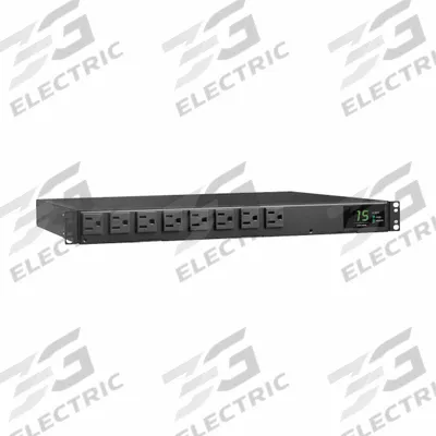 EATON TRIPP LITE PDU: Single-Phase, 127V AC, 8 Outlets, NEMA 5-15R, Metered - Locally-Monitored Metered PDUs