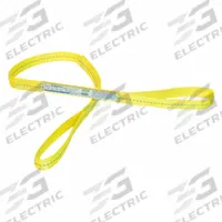 STREN-FLEX Web Sling: Type 3, Polyester, 4 ft Sling Lg, 8 in Eye Lg, 1 Plies (MPN EEF-1-901PHV-04). Key specifications — Sling Type: Type 3; Brand: STREN-FLEX; Tag Type: Wear-Resistant Tag.