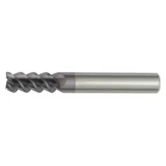 WIDIA HANITA Square End Mill: Carbide, TiAlN Coated, 3 Flute, 12 mm Mill Dia, 26 mm LOC, 83 mm OAL (MPN 460312005RT)