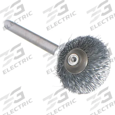 DREMEL Rotary Tool Brush: 1/2 in Brush Dia, Cup Brush, Straight, Mounted, Carbon Steel - Wire Brushes for Rotary Tools