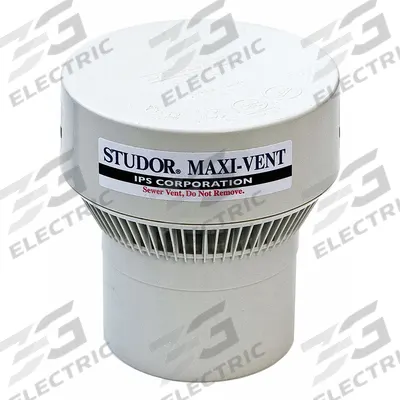 STUDOR Air Admittance Valve: Air Admittance Valve, 4 7/8 in Overall Dia, 5 1/4 in Overall Ht - Drain Air Vents & Valves