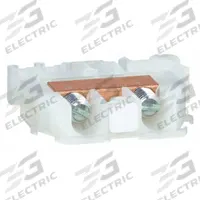 SQUARE D Terminal Block: DIN Rail Mounting Type, Screw Clamp Wire Termination, 2 Wire Terminals (MPN 9080GR6). Key specifications — Brand: SQUARE D; For Minimum Wire Size: 22 AWG.