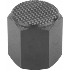 KIPP Tapped Positioning Foot w/Serrated Face: Internal Threads, Serrated, M10 Thread Size, Steel (MPN K0298.6401). Key specifications — Brand: KIPP.