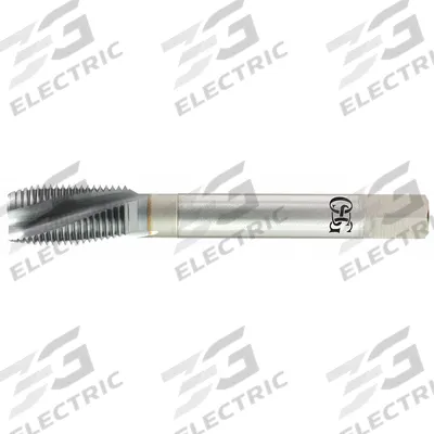 OSG Spiral Flute Tap: M4x0.7 Metric, D4 / 4H-6H, 3 Flute, Plug Chamfer - Spiral-Flute Taps for Nickel & Titanium