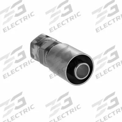 PARKER Hydraulic Crimp Fitting: Steel x Steel, Straight, -16 For Hose Dash Size - Parker Crimp Hydraulic Hose Fittings with BSPP Connection