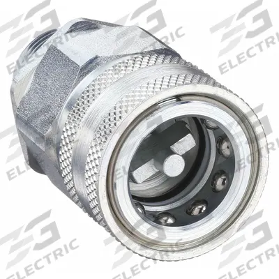 SNAP-TITE Hydraulic Quick Connect Hose Coupling: 1/2 in, Steel, 52.99 lpm Max. Flow Rate - H Series Hydraulic Quick-Connect Coupling Bodies