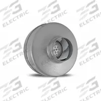 In-Line Duct Fan: 4 in Duct, 120V AC, 1 Ph, 60 Hz Freq, Metal (MPN VTX400C). Key specifications — Includes: Mounting Bracket; Brand: PANASONIC; Speed Controllable: Yes; Housing Material: Metal; Nameplate Voltage: 120V AC; Number of Speeds: Variable.